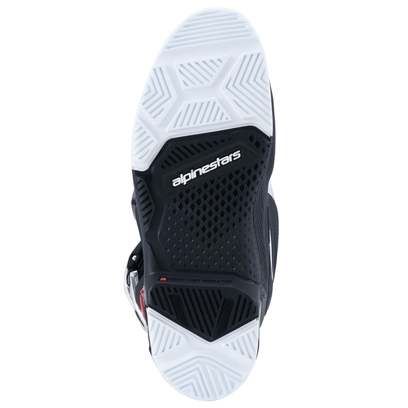 "Alpinestars Tech 7 Enduro" juodai balti motociklininko batai