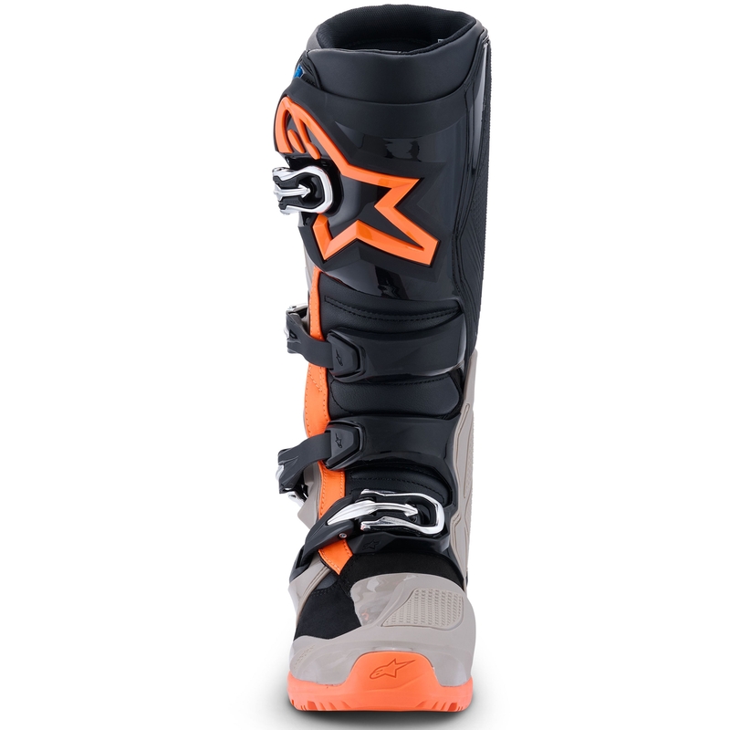 Alpinestars Tech 7 Enduro Black-Dark Grey-Fluo Orange motociklų batai