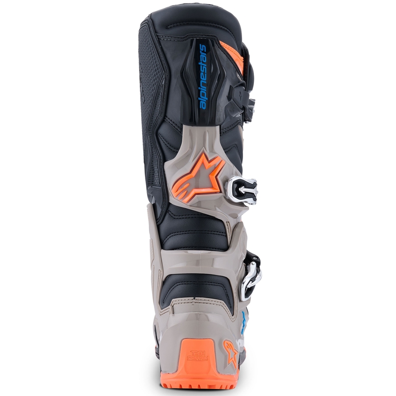 Alpinestars Tech 7 Enduro Black-Dark Grey-Fluo Orange motociklų batai