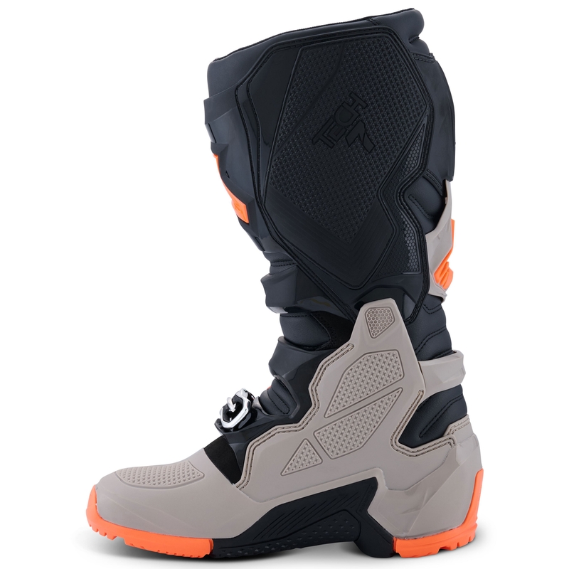 Alpinestars Tech 7 Enduro Black-Dark Grey-Fluo Orange motociklų batai