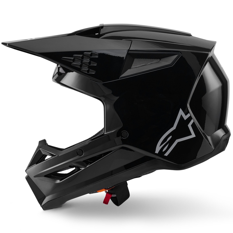 Alpinestars S-M3 Solid motokroso šalmas juodas