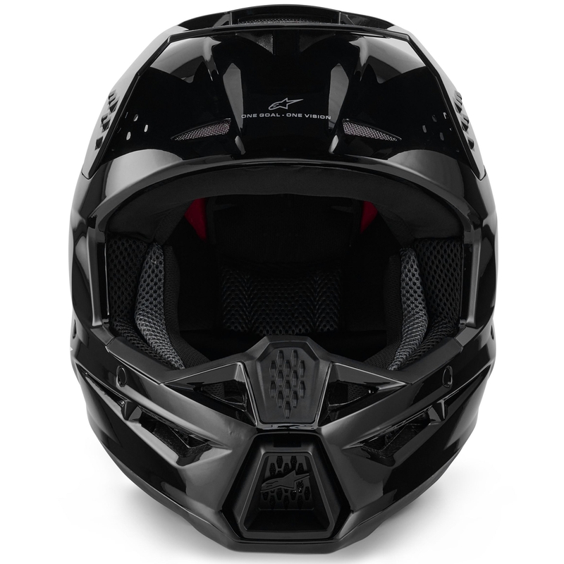 Alpinestars S-M3 Solid motokroso šalmas juodas