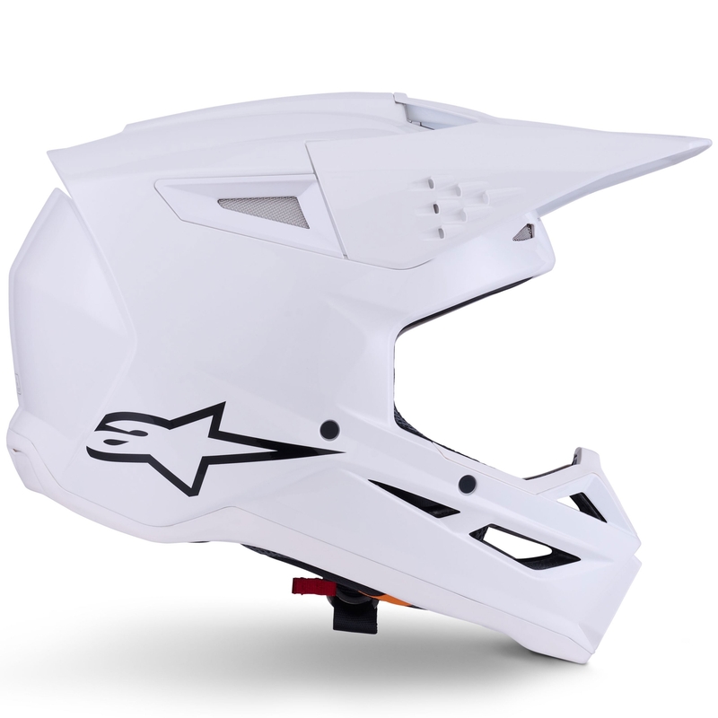 "Alpinestars S-M3" kietasis motokroso šalmas baltas