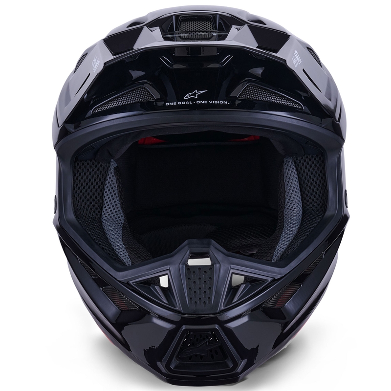 Alpinestars SM7 Solid Motokroso šalmas juodas