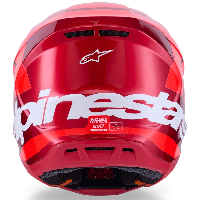 Alpinestars SM7 Core motokroso šalmas Raudona