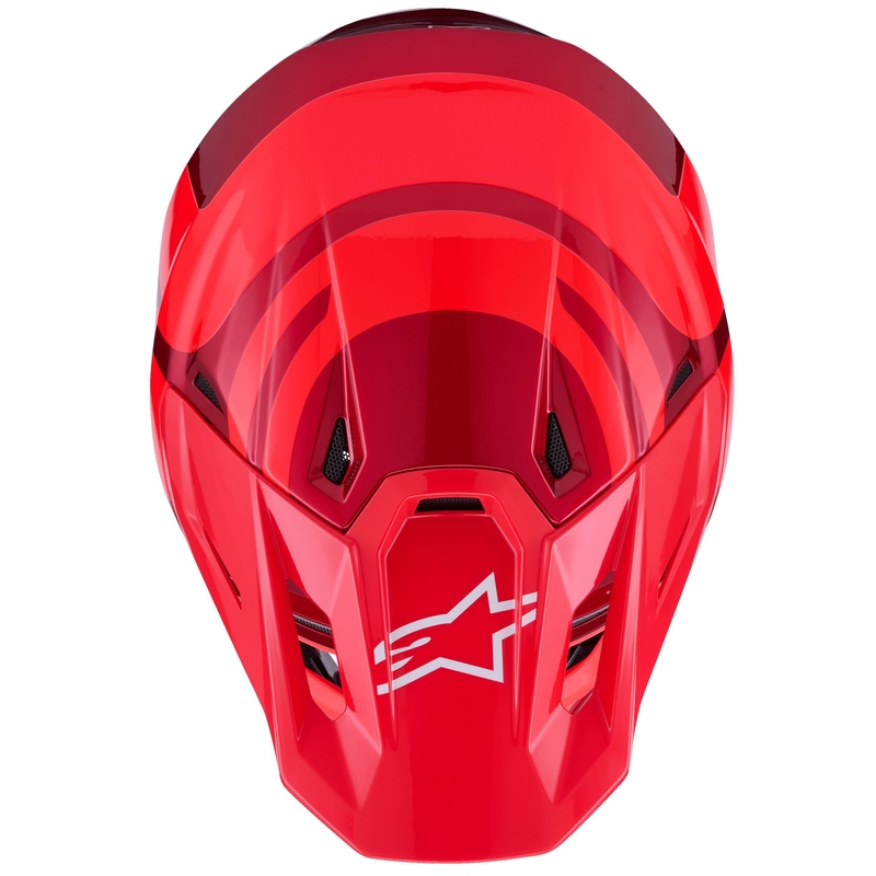 Alpinestars SM7 Core motokroso šalmas Raudona