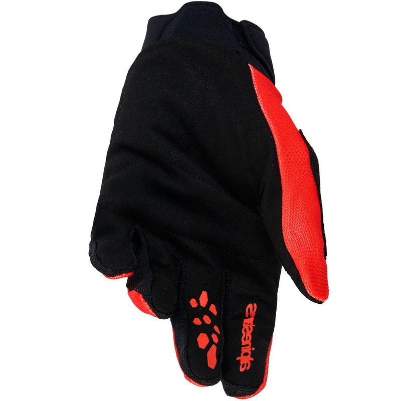 Alpinestars Full Bore V2 motokroso pirštinės oranžinės ir juodos spalvos