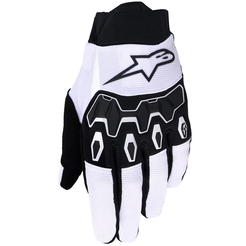 Alpinestars Full Bore V2 motokroso pirštinės šviesiai pilkai juodos spalvos