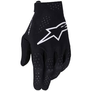 Alpinestars Supertech MX motokroso pirštinės juodos ir baltos spalvos