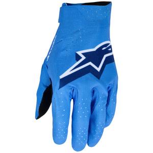 Alpinestars Supertech MX motokroso pirštinės mėlyna-balta-juoda