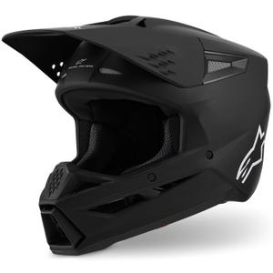 Alpinestars S-M3 Solid Motokroso šalmas matinis juodas