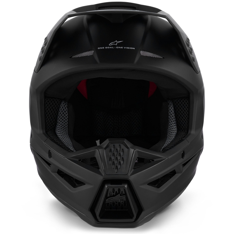 Alpinestars S-M3 Solid Motokroso šalmas matinis juodas