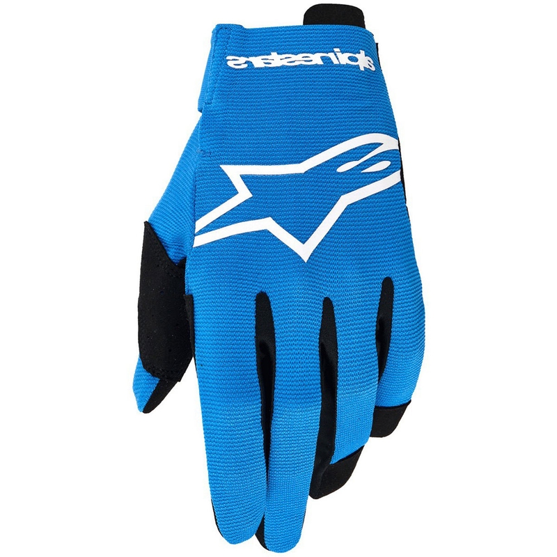 Alpinestars Radar motokroso pirštinės mėlynos ir baltos spalvos