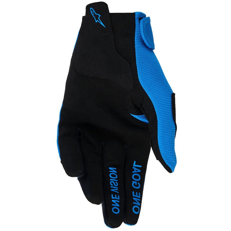 Alpinestars Radar motokroso pirštinės mėlynos ir baltos spalvos