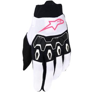 Alpinestars Stella Full Bore V2 moteriškos motokroso pirštinės violetinė-balta-juoda