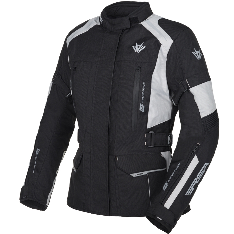 Moteriška motociklininko striukė RSA EXO 2 black-grey