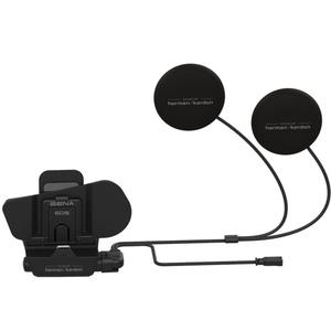 Šalmo laikiklis su priedais, skirtais "Sena 60S" ausinėms, įskaitant uni. mikrofoną, juodas