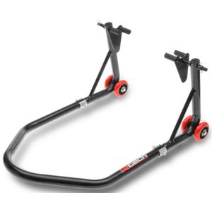 Priekinis / galinis motociklo stovas Q-TECH juodas