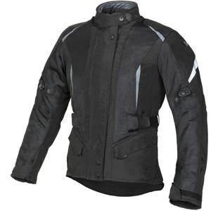 Moteriška motociklo striukė Ayrton Teressa II Flow juoda-pilka