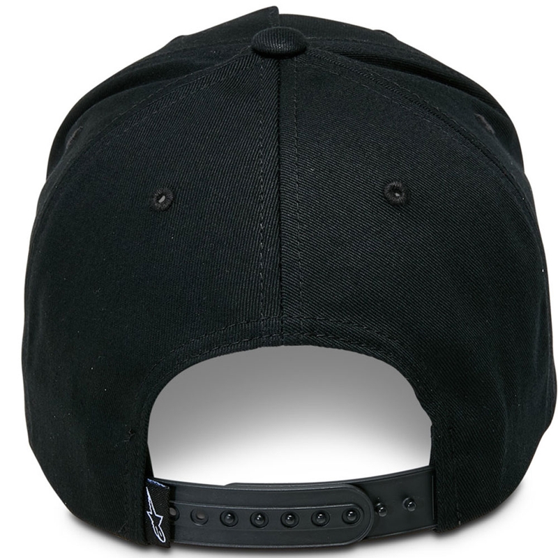 Alpinestars Ascencion Snapback kepuraitė su snapback snapeliu juoda ir raudona