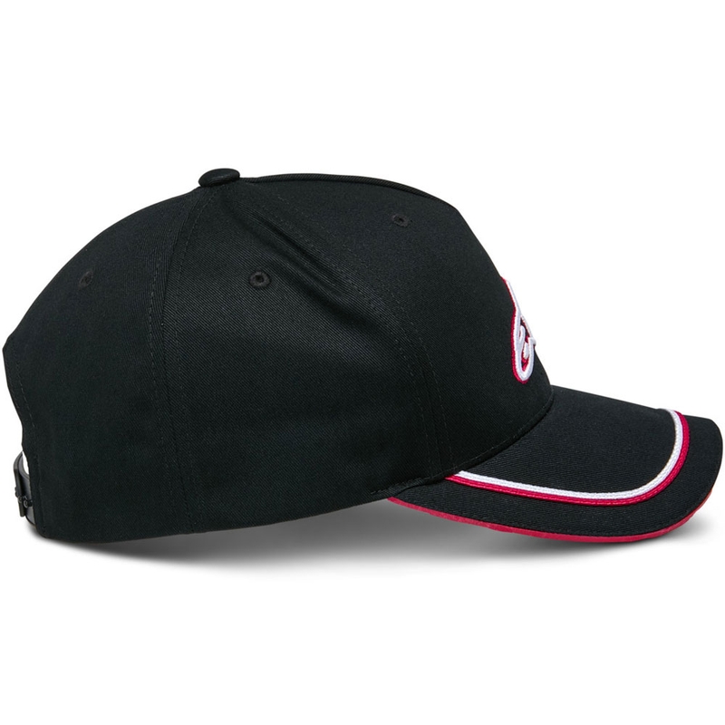 Alpinestars Ascencion Snapback kepuraitė su snapback snapeliu juoda ir raudona