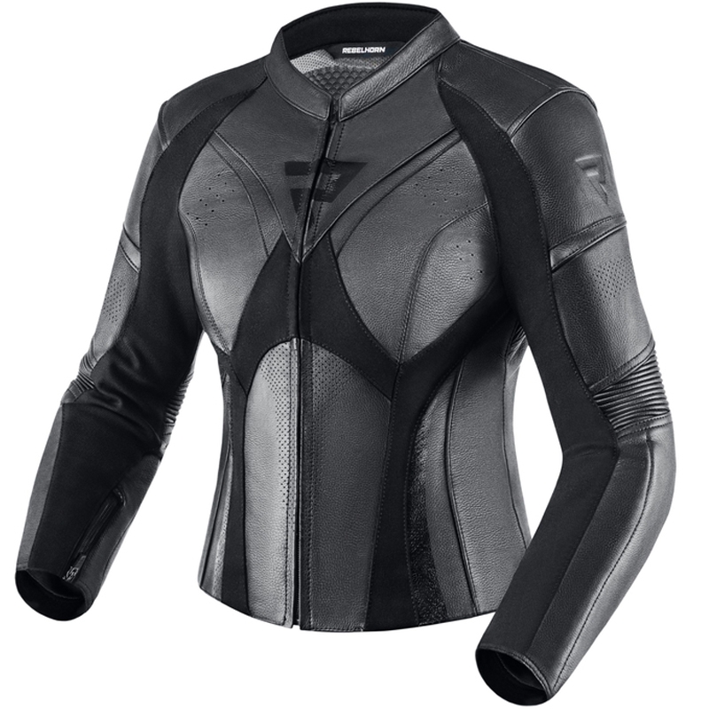 Rebelhorn Rebel Moteriška motociklininko striukė Black