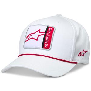"Alpinestars" specifinė snapback kepurė balta