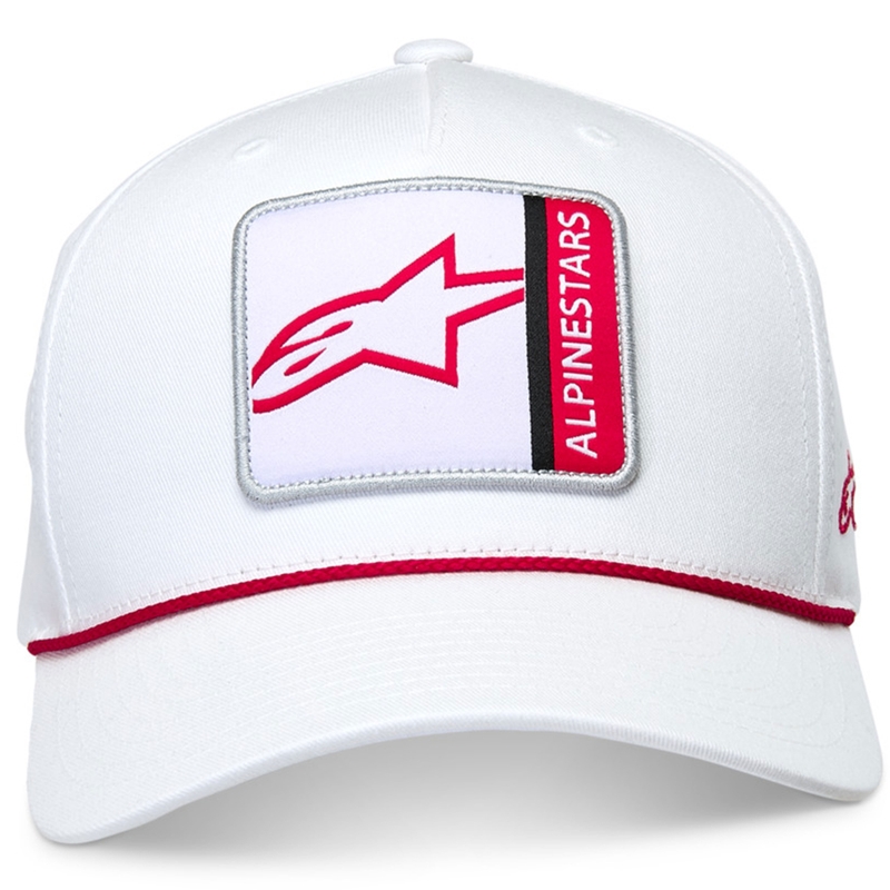 "Alpinestars" specifinė snapback kepurė balta