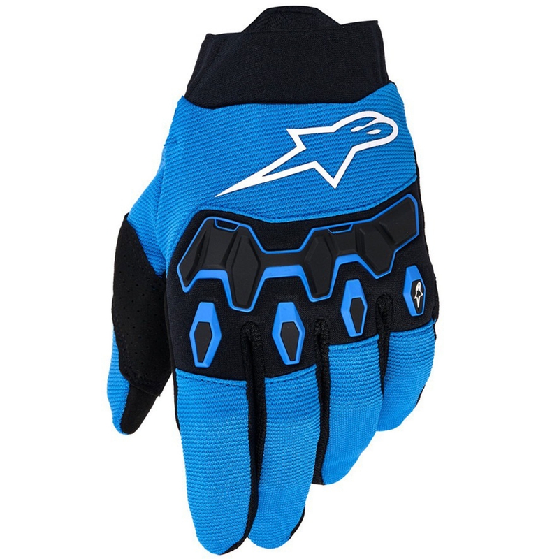 Alpinestars Full Bore V2 jaunimo/vaikų motokroso pirštinės mėlynos/juodos