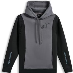 Alpinestars Ignite Hoodie juoda ir pilka