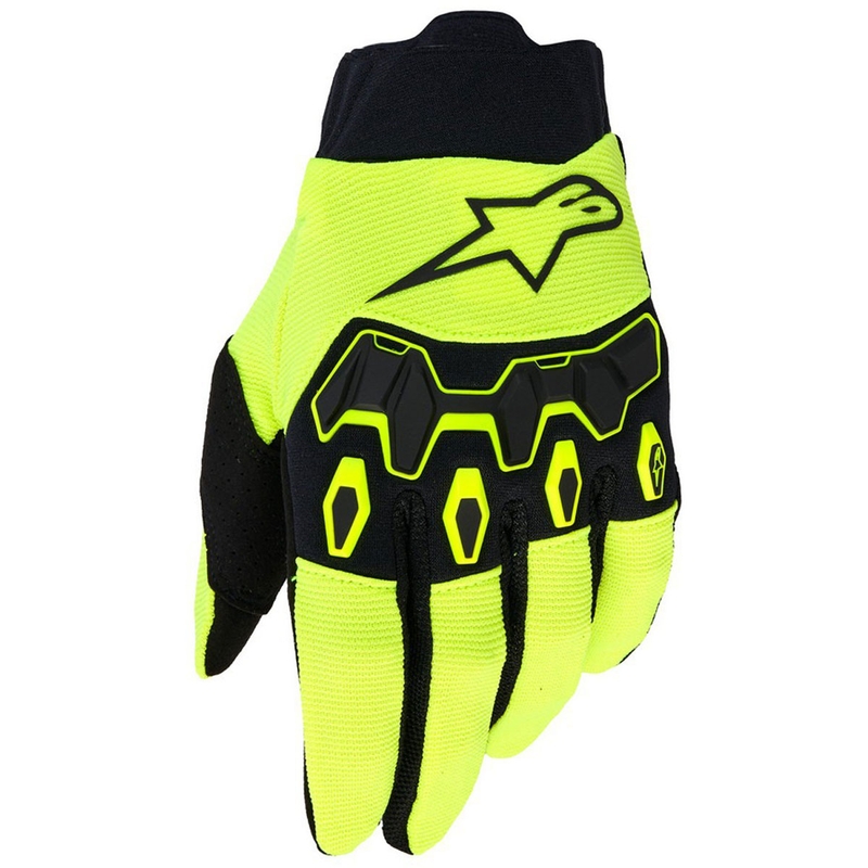 Alpinestars Full Bore V2 Youth/Kids fluo geltonos/juodos spalvos vaikiškos motokroso pirštinės