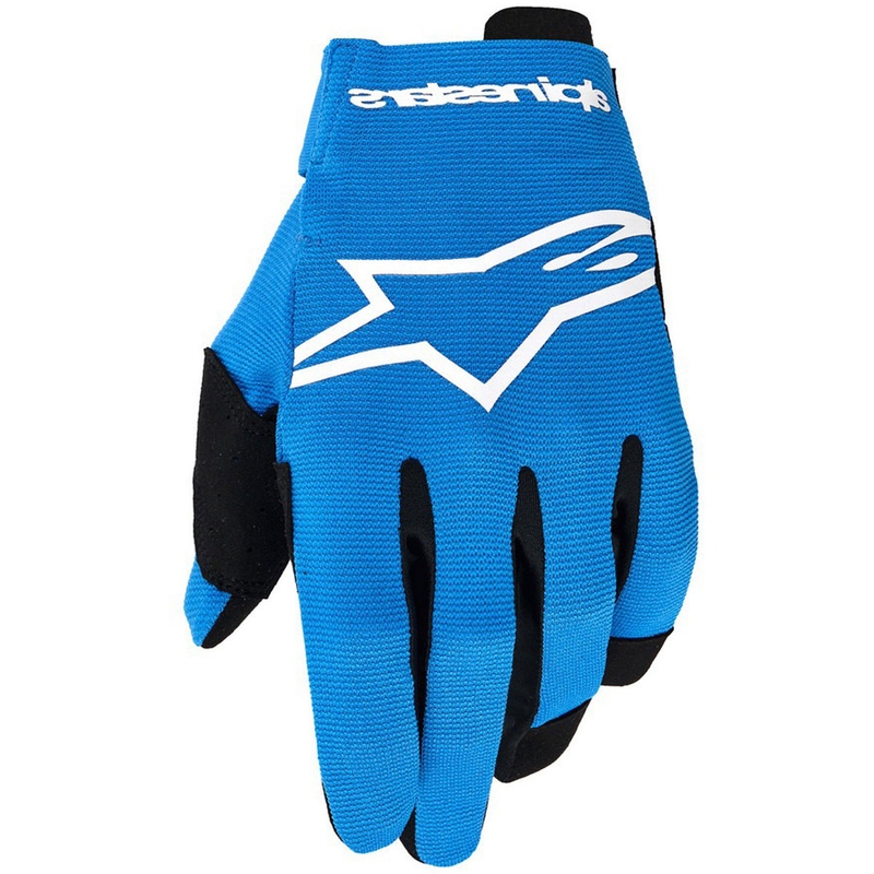 Alpinestars Radar Youth Kids Motokroso pirštinės mėlynos ir baltos spalvos