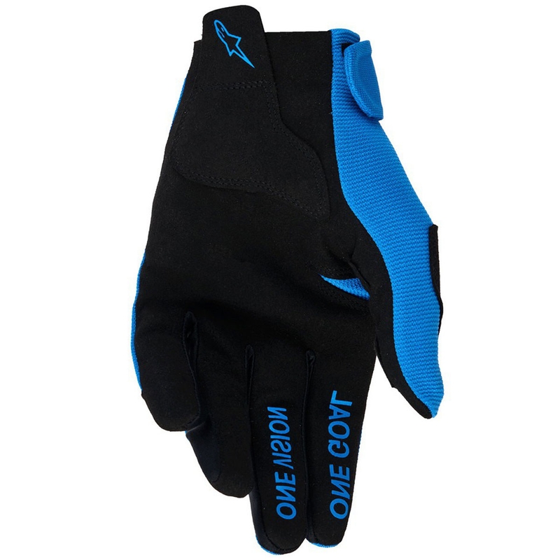 Alpinestars Radar Youth Kids Motokroso pirštinės mėlynos ir baltos spalvos