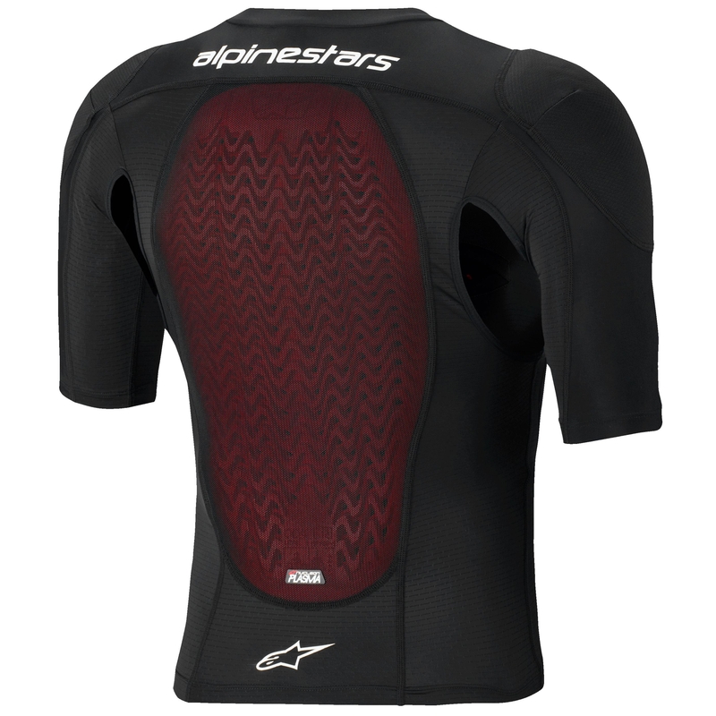Alpinestars Bionic Plasma LT trumpų rankovių kūno apsauga Juoda, raudona ir balta