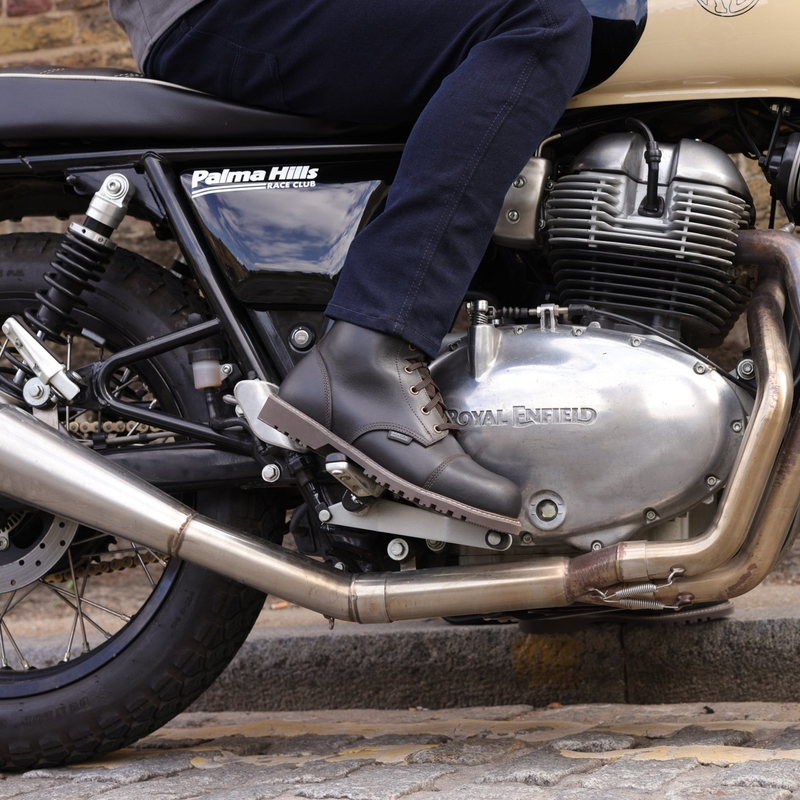 "Oxford Merton 2.0" motociklininkų batai rudos spalvos