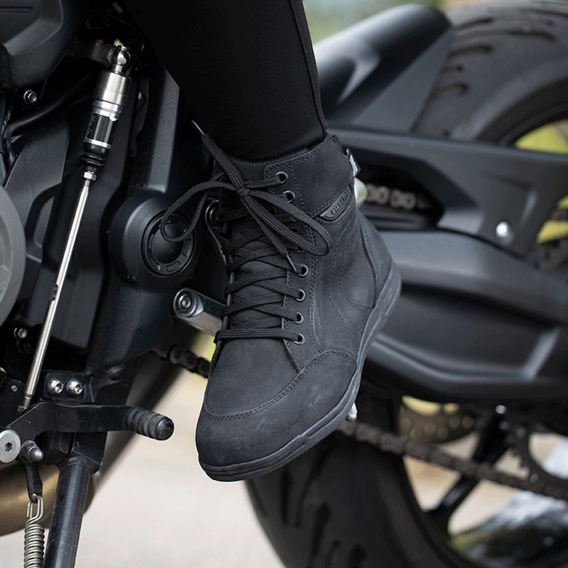 Moteriški OXFORD KICKBACK DRY2DRY™ Black motociklininkų batai
