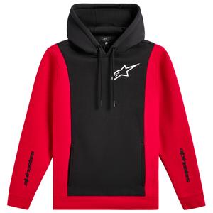 Alpinestars Ignite Hoodie juoda ir raudona