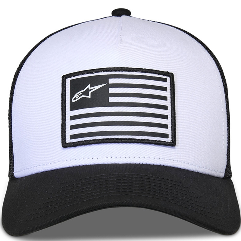 Alpinestars Flag Snap kepurė balta ir juoda