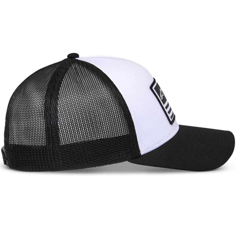 Alpinestars Flag Snap kepurė balta ir juoda
