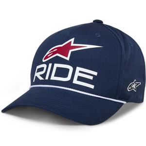 Alpinestars Ride Comp Snapback kepurė Mėlyna-balta-raudona