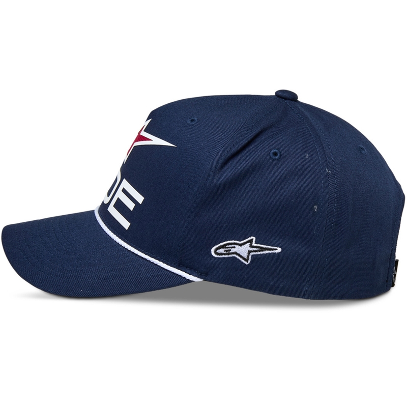 Alpinestars Ride Comp Snapback kepurė Mėlyna-balta-raudona