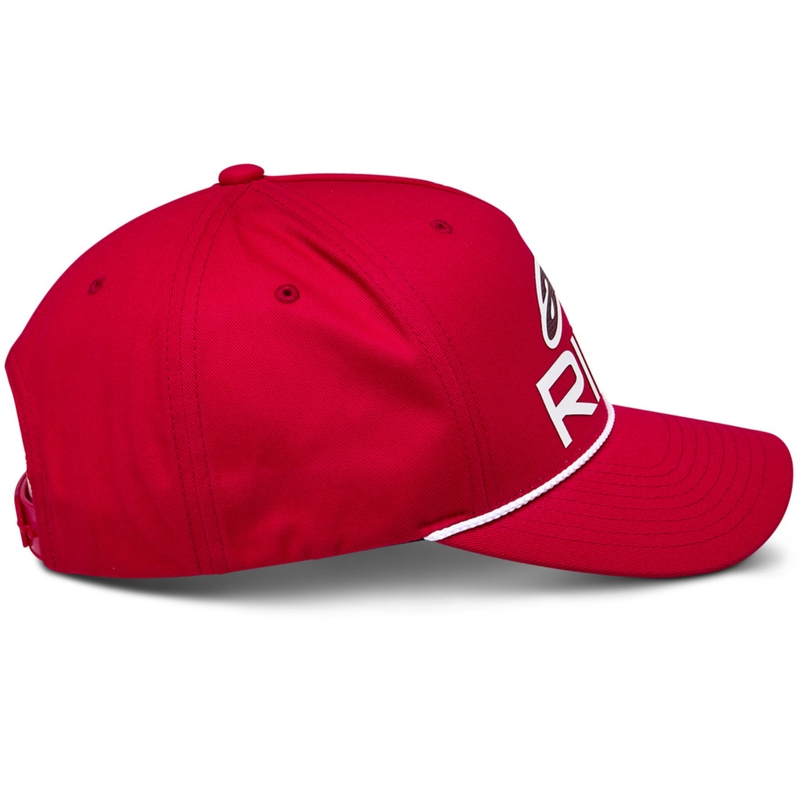 Alpinestars Ride Comp Snapback kepurė raudona, balta ir juoda