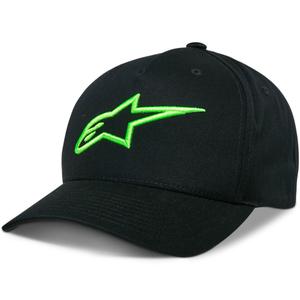 Alpinestars Ageless Snapback kepuraitė juoda ir žalia