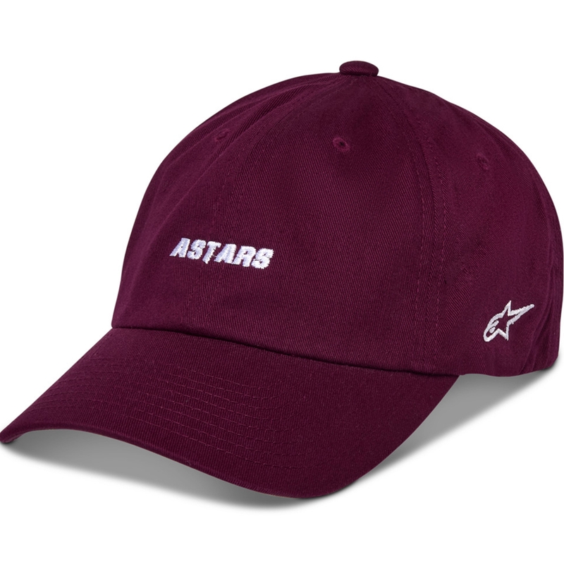 Alpinestars Deduce Strapback kepurė bordo spalvos
