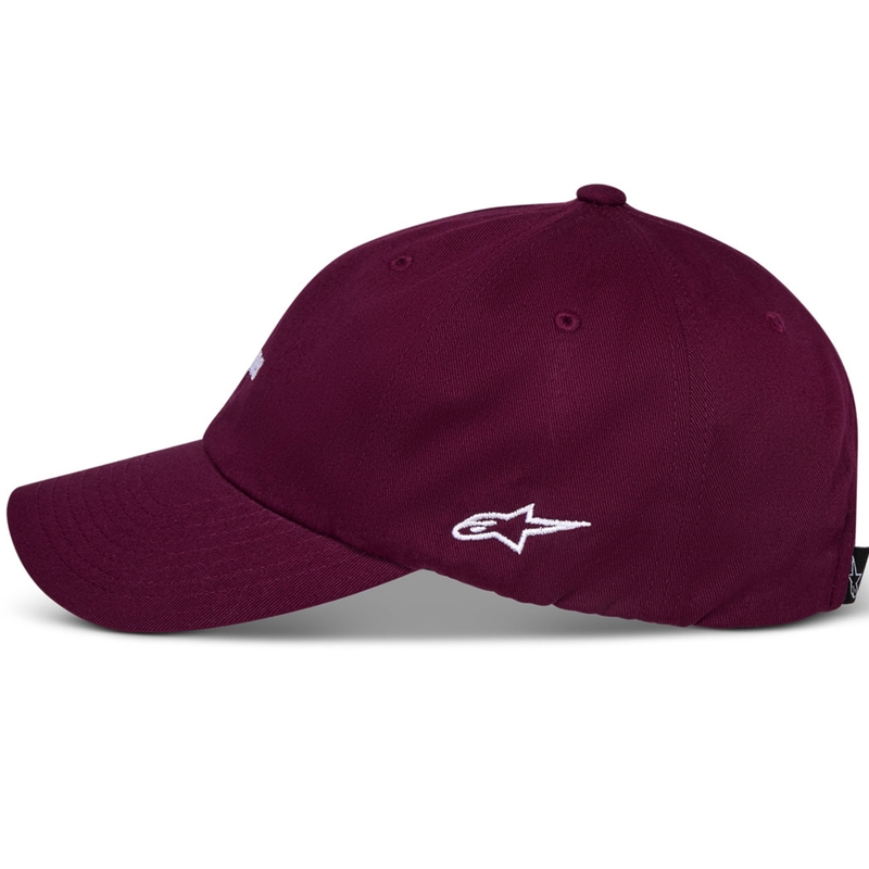 Alpinestars Deduce Strapback kepurė bordo spalvos