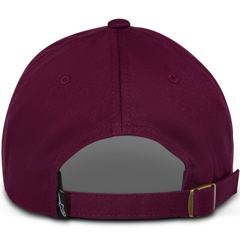 Alpinestars Deduce Strapback kepurė bordo spalvos