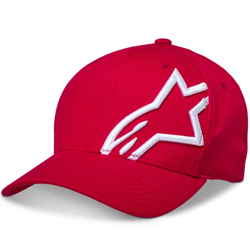 Alpinestars Corp Shift 2 kepurė raudona ir balta