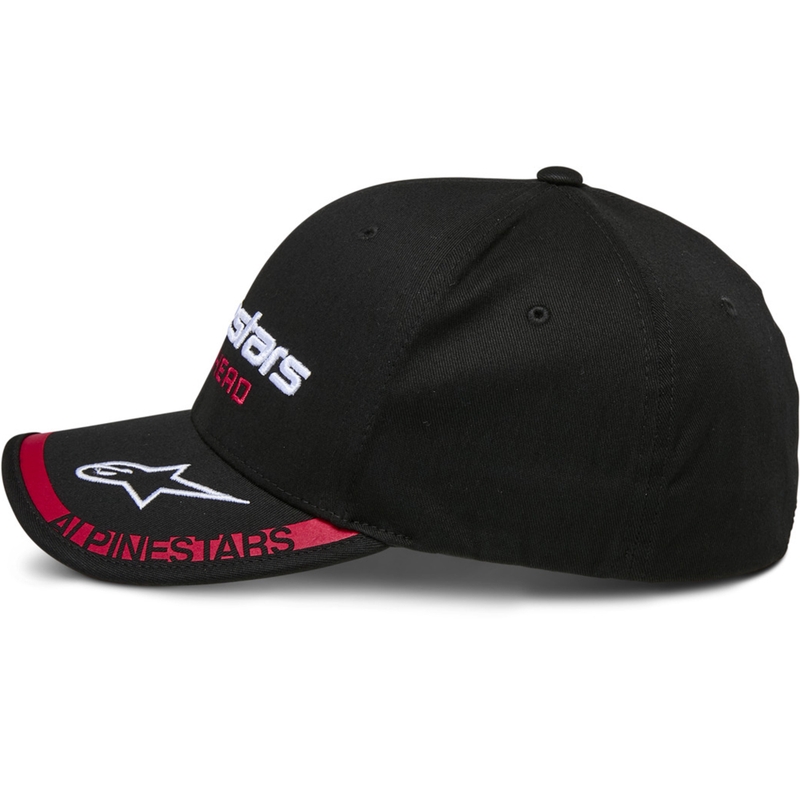 Alpinestars Ident kepurė juoda ir raudona