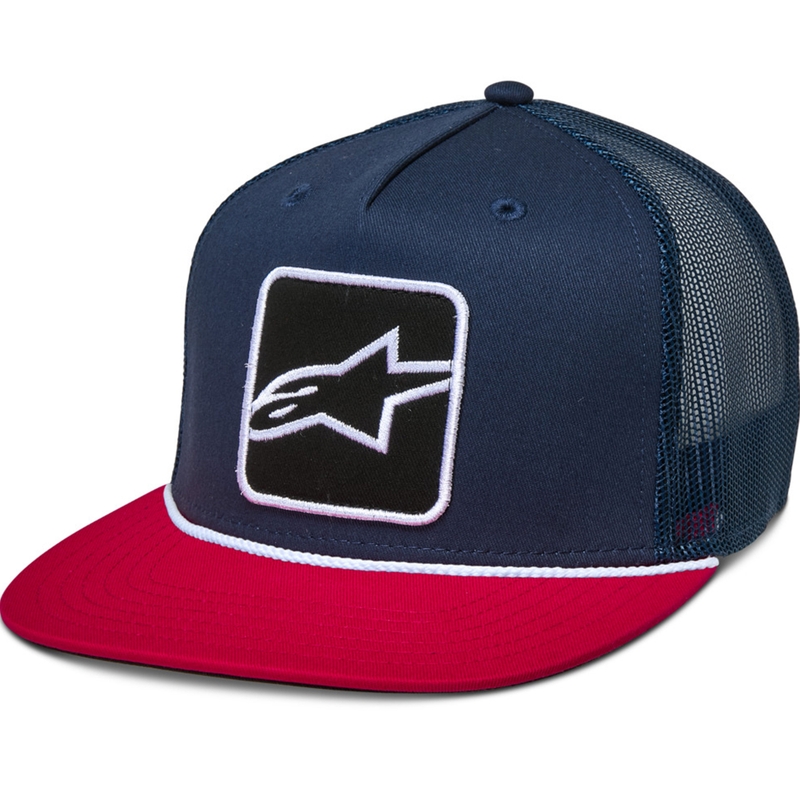 Alpinestars Control kepurė mėlyna-mėlyna-raudona
