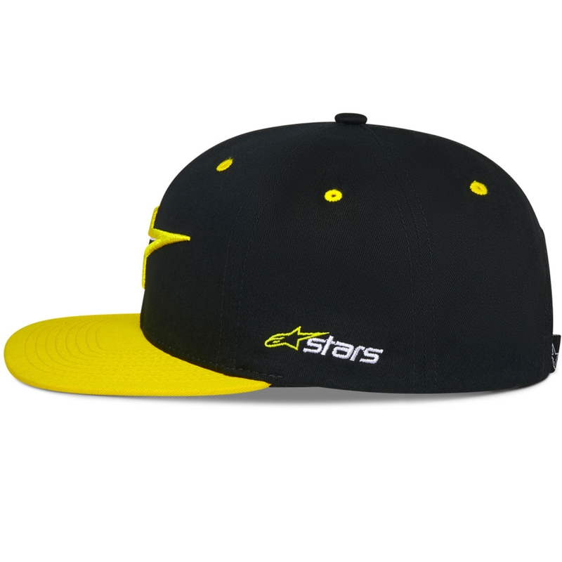 Alpinestars Thickness Snapback kepurė juoda-fluo yellow